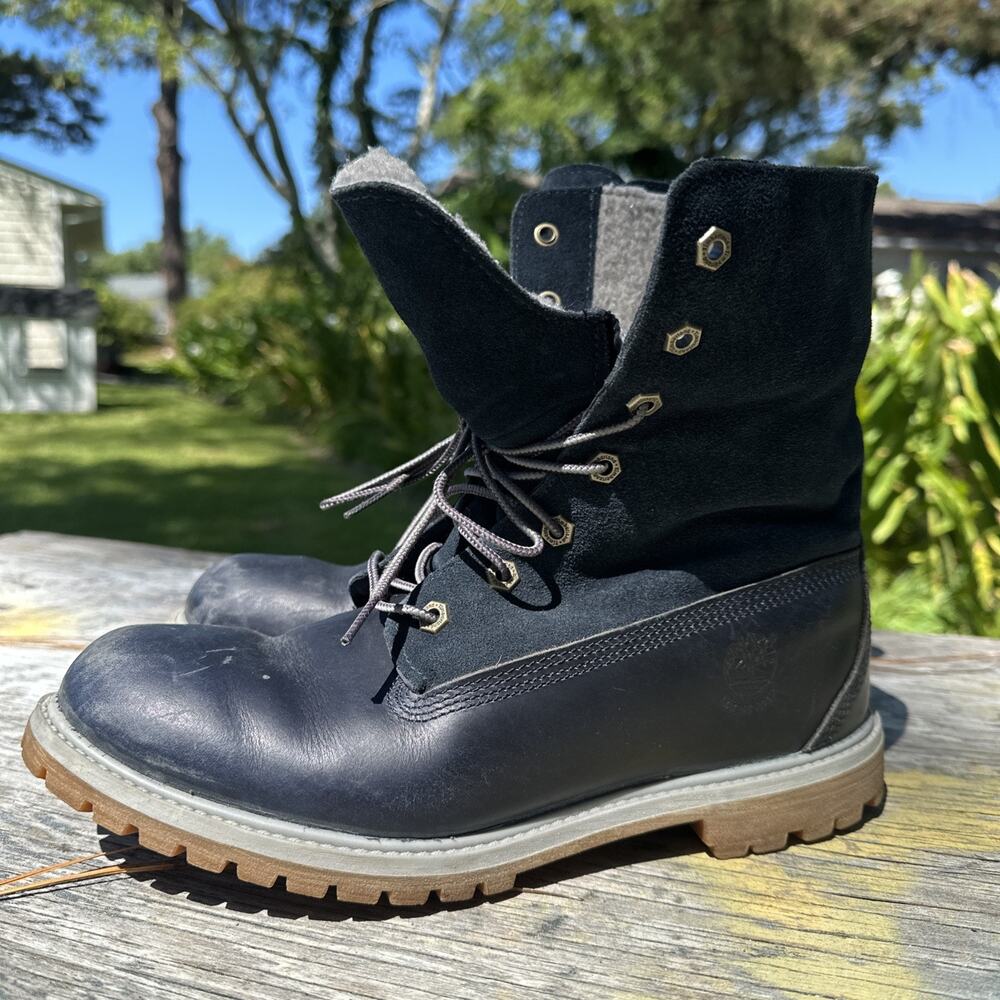Timberland Authentics Teddy Fleece Fold Down Waterproof Boots Women’s 11 - 107